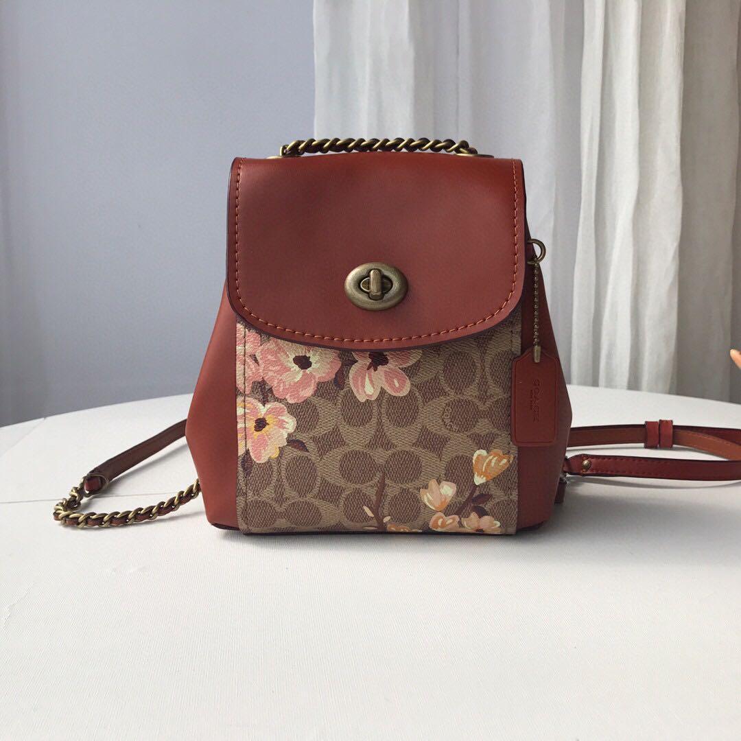 Coach signature hot sale parker backpack