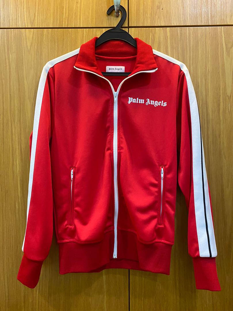 Palm angels track jacket red store
