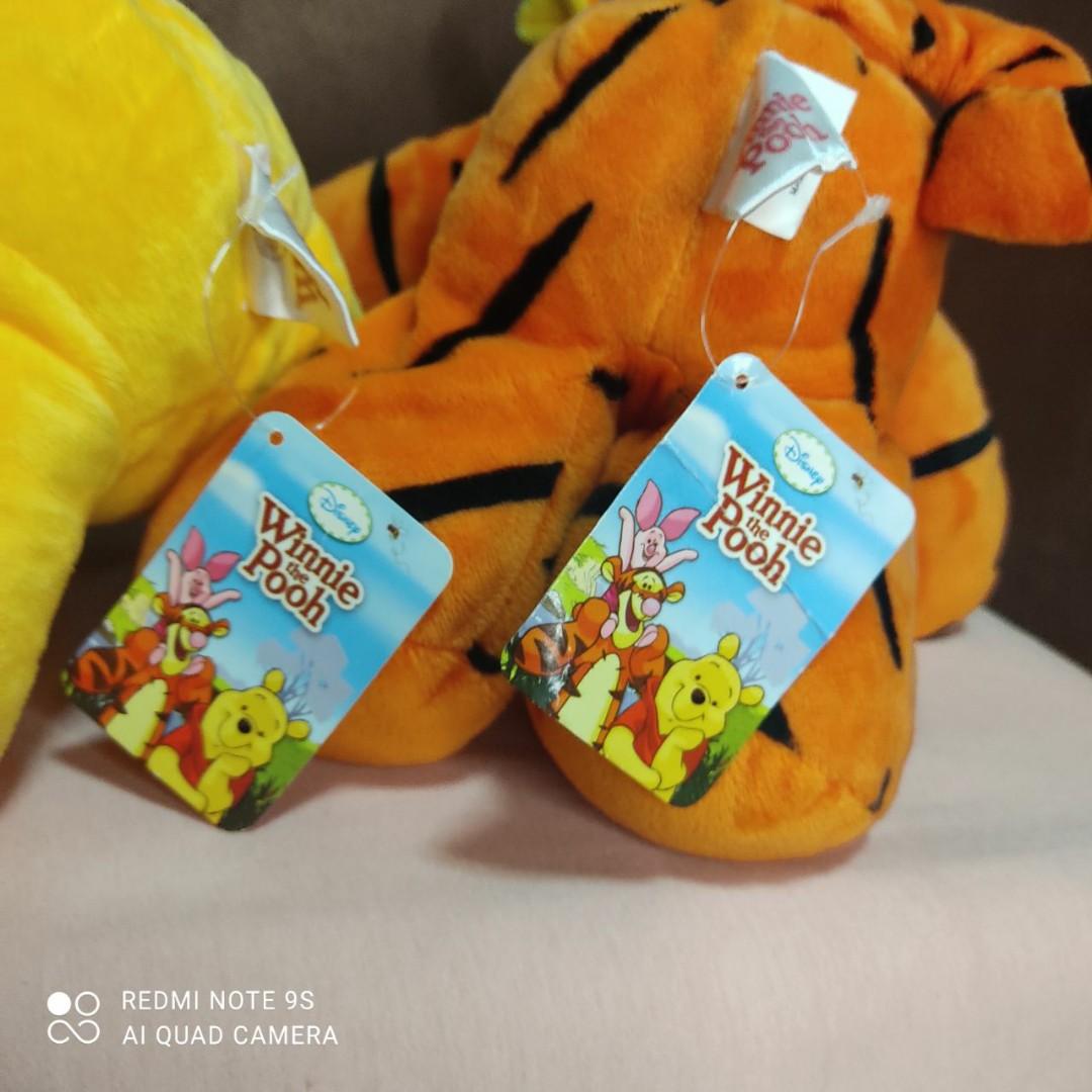 Pooh Tiger & Eeyore Plush, Hobbies & Toys, Toys & Games on Carousell