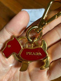 Prada key chain bag charm