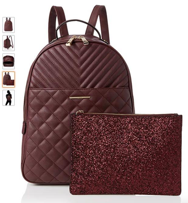 aldo red backpack