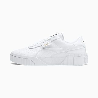 puma cali emboss cream trainers