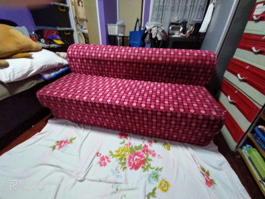 Queen Size Sofa bed URATEX, Furniture & Home Living, Furniture, Bed