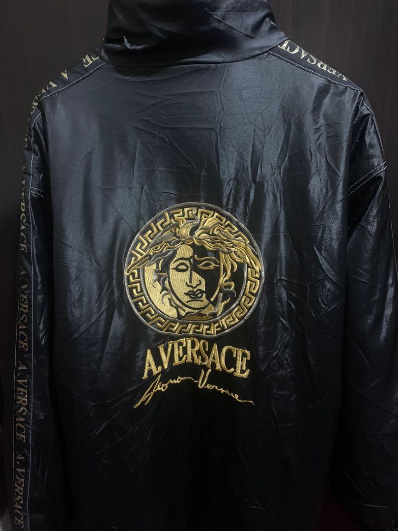 Rare ALFREDO VERSACE Hidden Hoodie Jacket / Medusa / Luxury 