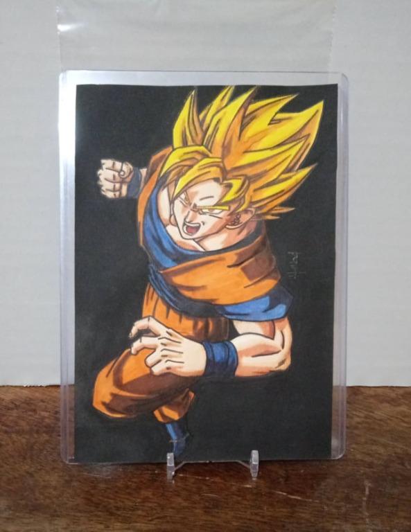 Real Drawing Manual Goku Super Saiyan 2 Dbz Hobbies Toys Stationary Craft Art Prints On Carousell