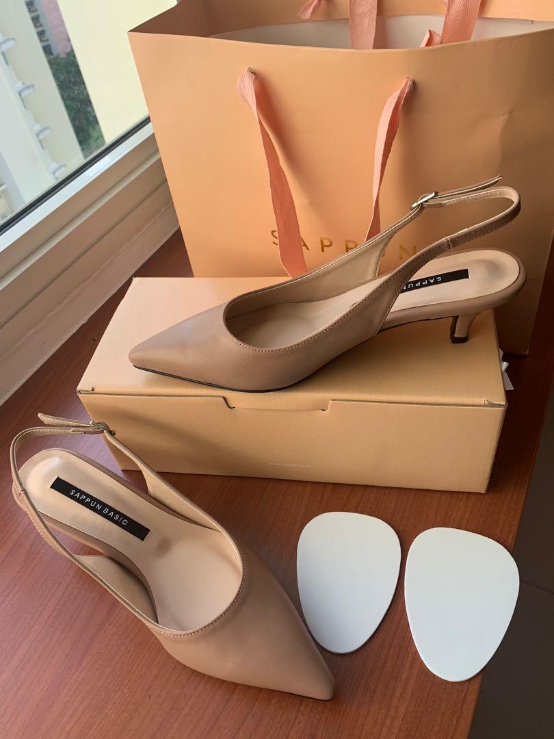 Skin color heels hot sale