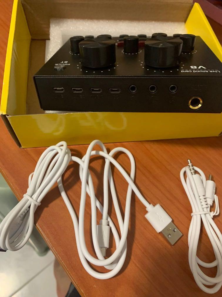 Singing live sound card! ( NEW), Audio, Other Audio Equipment on Carousell