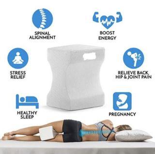 Snoozify Orthopedic Knee Pillow for Sciatica Relief, Back Pain, Leg Pain, Pregnancy, Hip and Joint