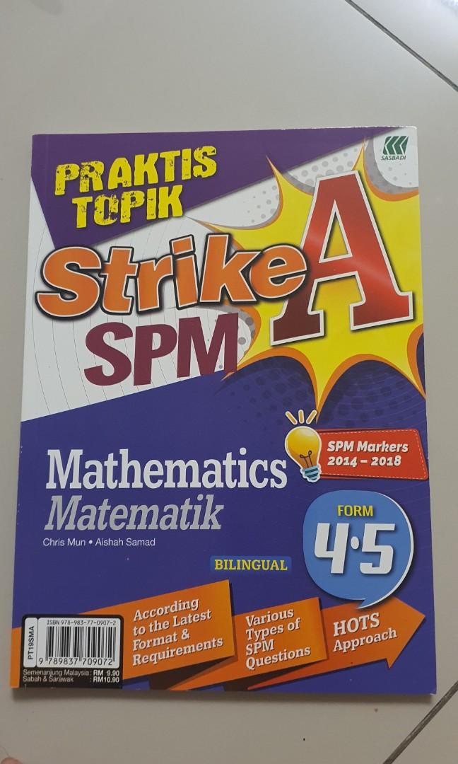 Spm Buku Soalan Matematik Mathematics Hobbies Toys Books Magazines Textbooks On Carousell
