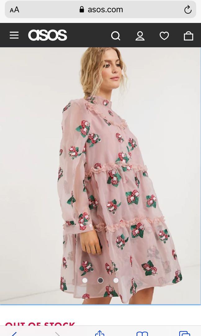 Strawberry printed sister Jane dress 
