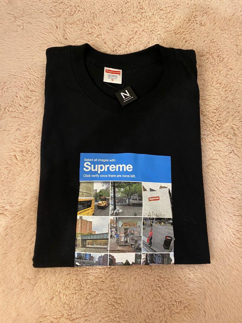 Supreme Verify Tee, Men's Fashion, Tops & Sets on Carousell
