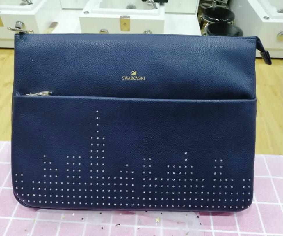 Swarovski large bling bling laptop bag Luxury Bags Wallets on Carousell