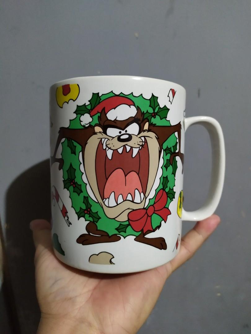 Tasmanian Devil coffee mug taz Ceramic Cup By Sakura big size 1997