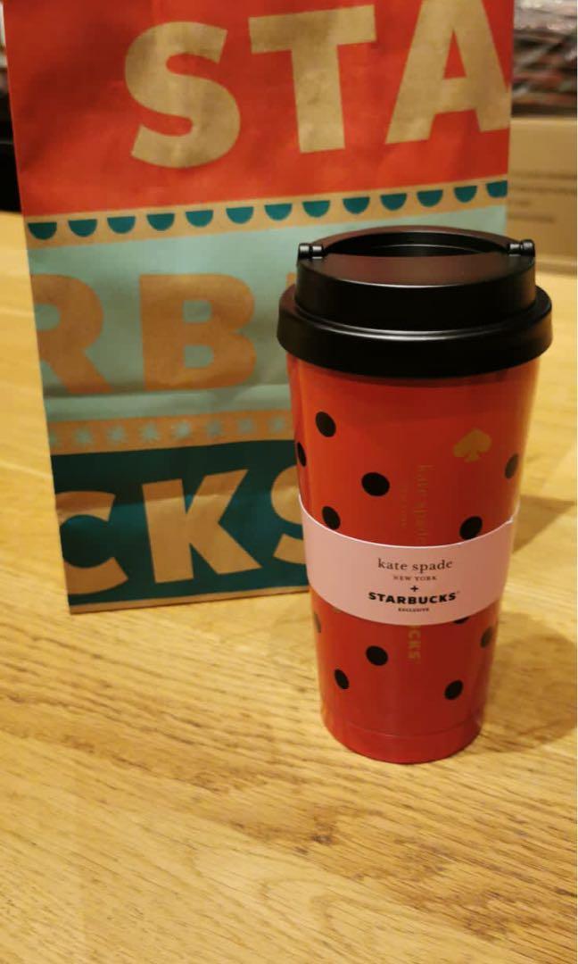 The Kate Spade New York X Starbucks Coffee Japan Collection Stainless Steel Tumbler Home Appliances Kitchenware On Carousell Kate spade new york women's insulated thermal travel mug tumbler black dots. the kate spade new york x starbucks coffee japan collection stainless steel tumbler