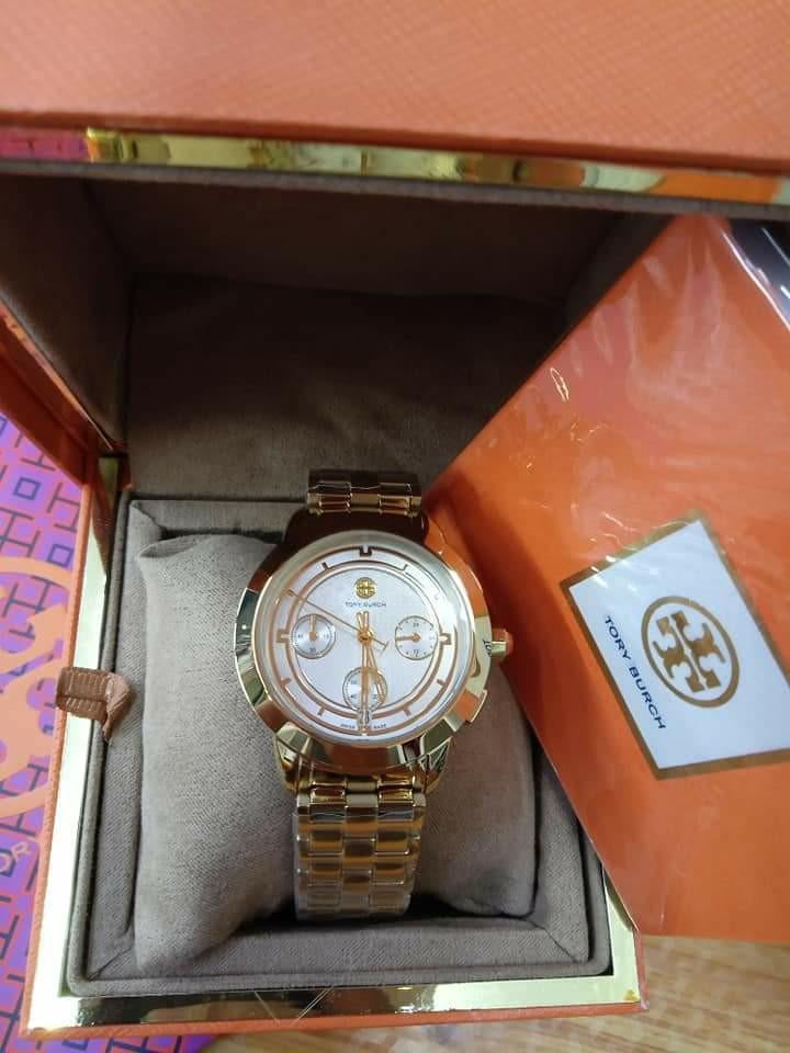tory burch chronograph watch