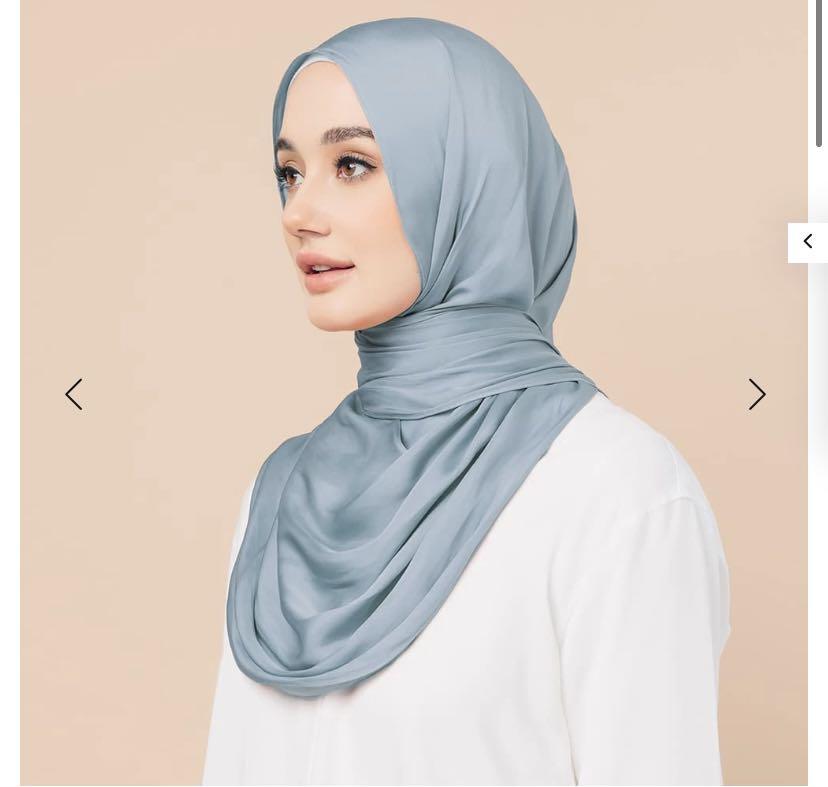 Tudung People Leia In Aquamarine Muslimah Fashion Scarves On Carousell