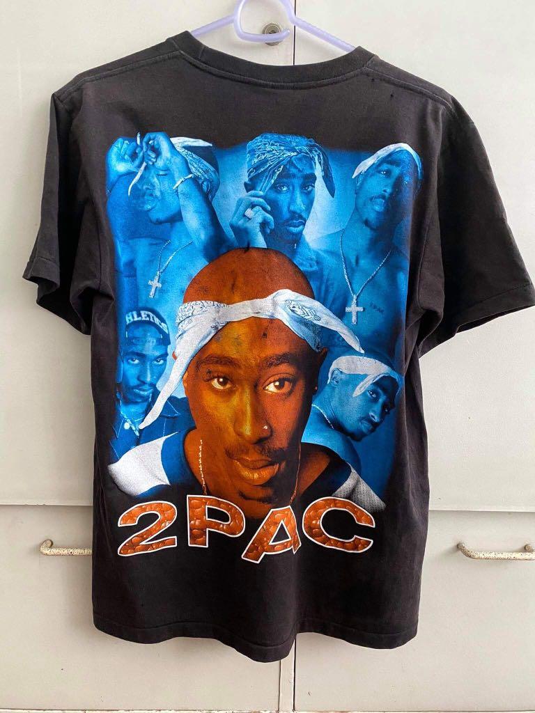 Tupac Bootleg 90s rap tee vintage L, Men's Fashion, Tops & Sets ...
