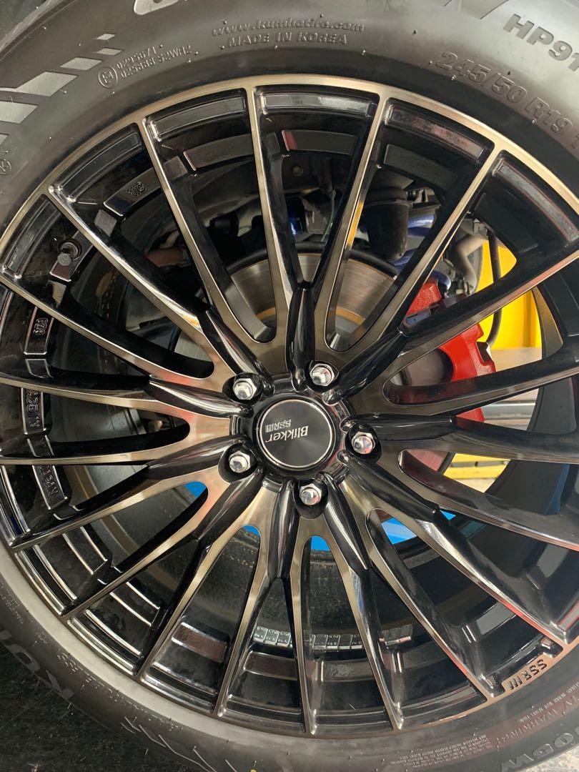 Used 19 inch rim SSR (staggered set up), Car Accessories, Tyres & Rims ...