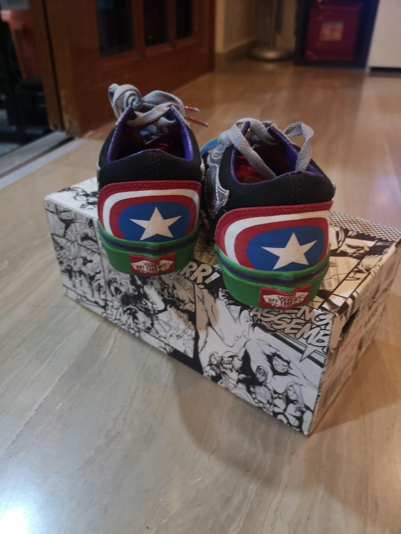 marvel boys vans