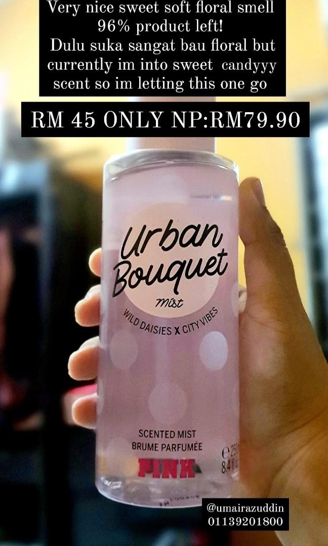 Victoria Secrets Pink Urban Bouquet Np RM79.90 Body Mist Bath