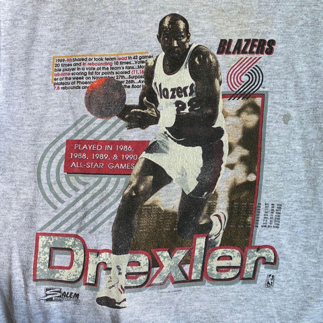 Vintage 90s NBA Salem Clyde Drexler Portland Blazer sweatshirt