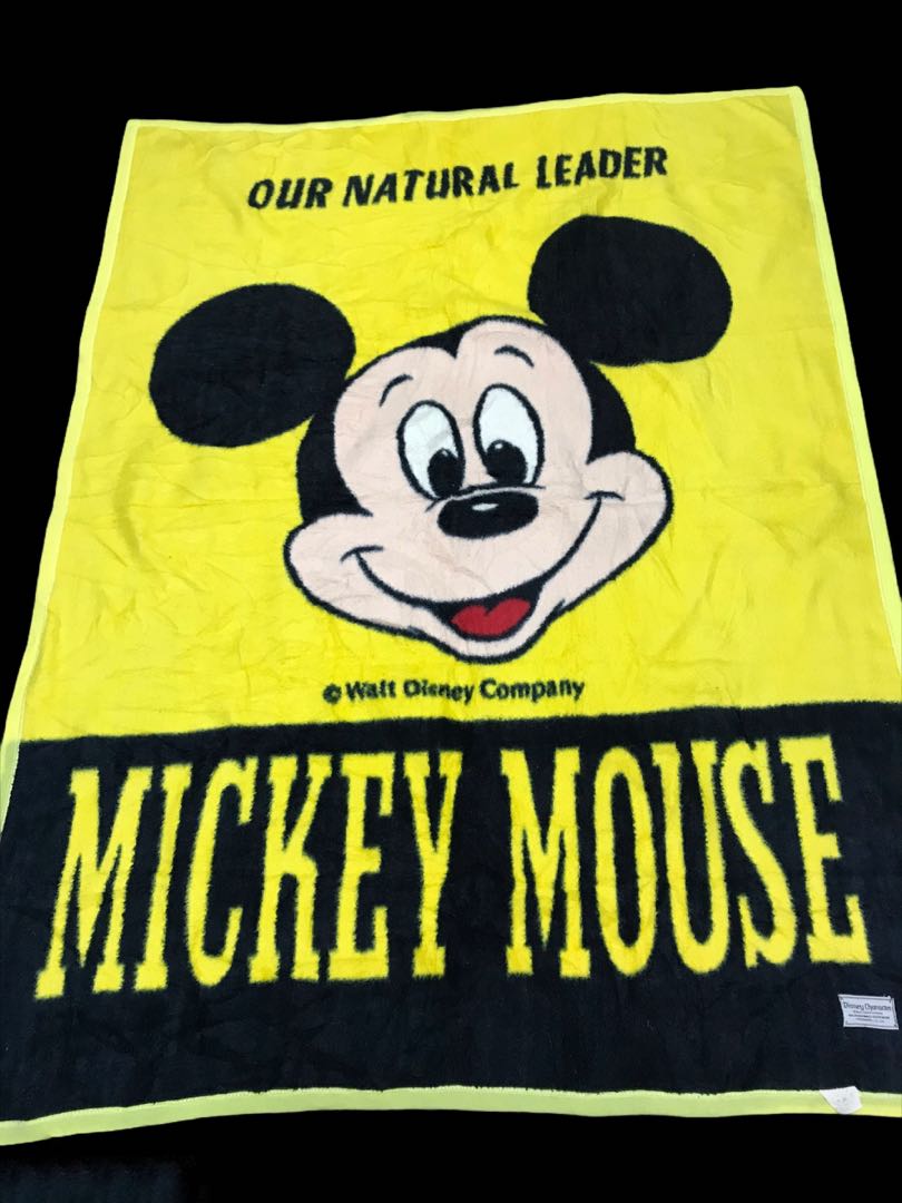 Vintage mickey mouse blanket outlet