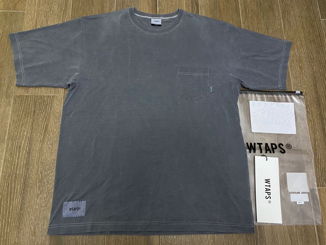 WTAPS BLANK SS TEE COPO 19AW POCKET WASHED Size L 03, 女裝, 上衣 ...