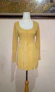 Yellow Glitter Babydoll