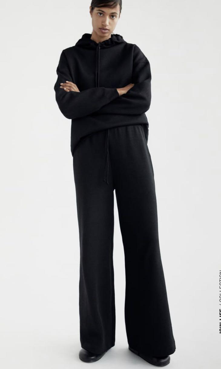 Zara wide leg jogging pants clearance