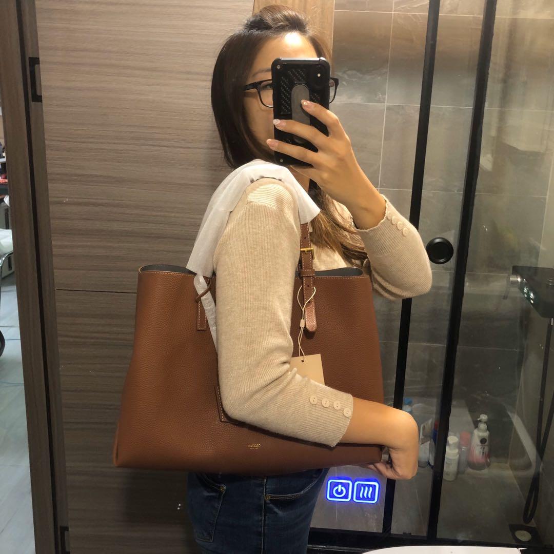 100 Oroton Margot Large Day Bag Whiskey color