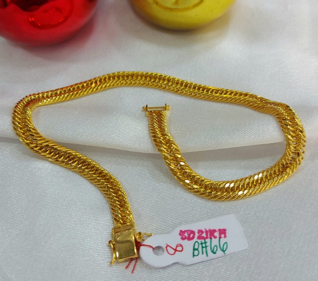 AYONG Saudi Gold Bracelet 21k Gold Plated Hollow Out Balls Bangle Punk  Personality Hand Chain Cuff