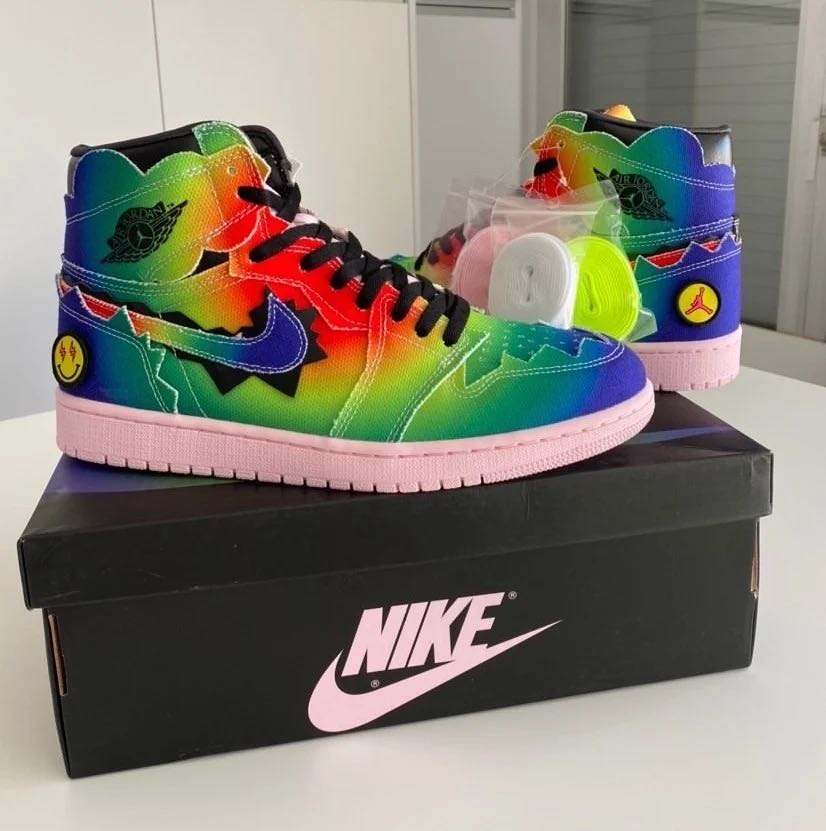j balvin air jordan ones