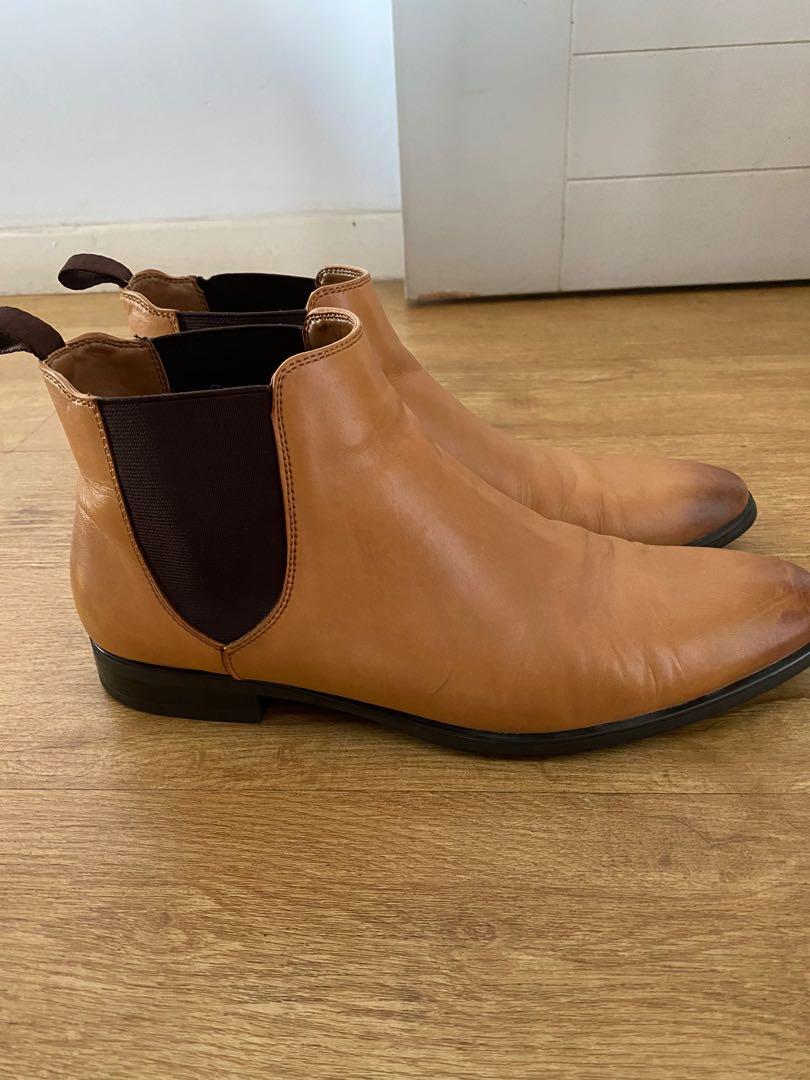 Aldo tan chelsea boots outlet