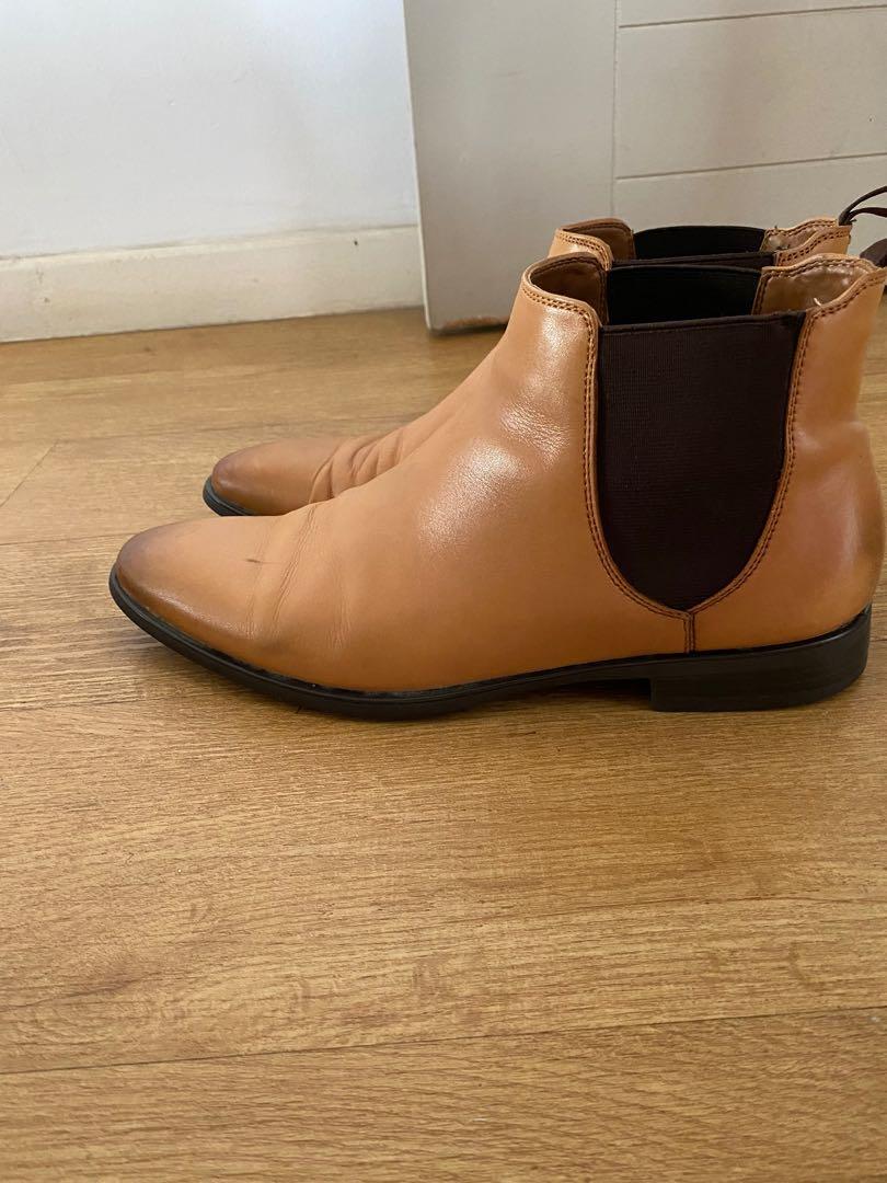Aldo tan chelsea boots outlet