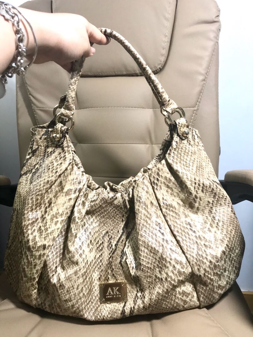 Anne klein snakeskin deals bag