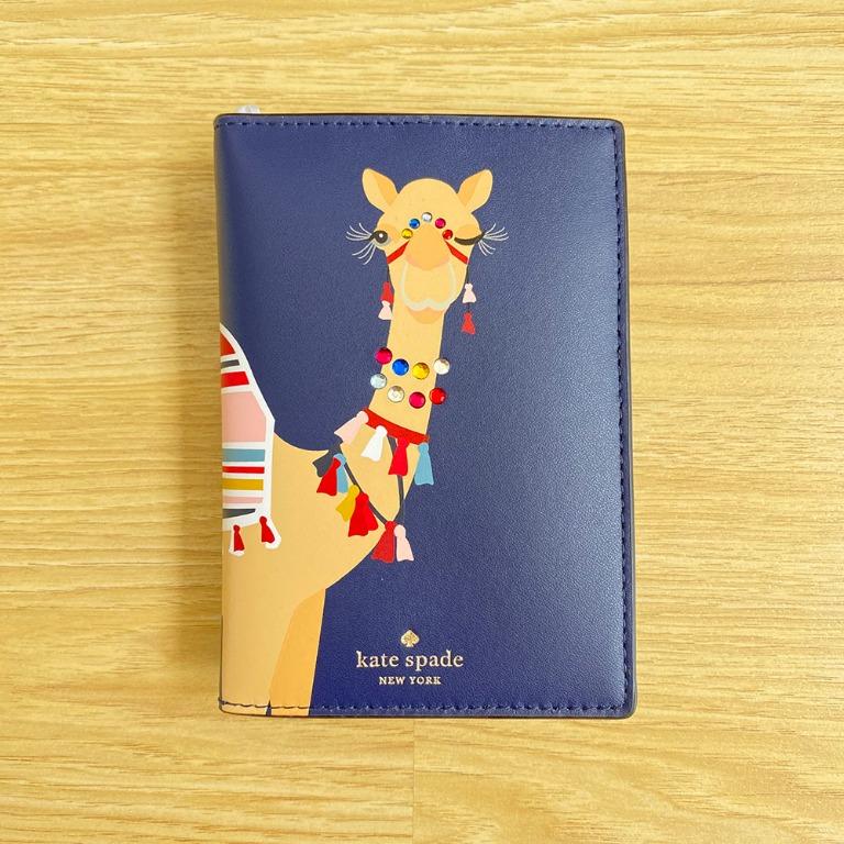 Kate spade 2025 camel passport holder