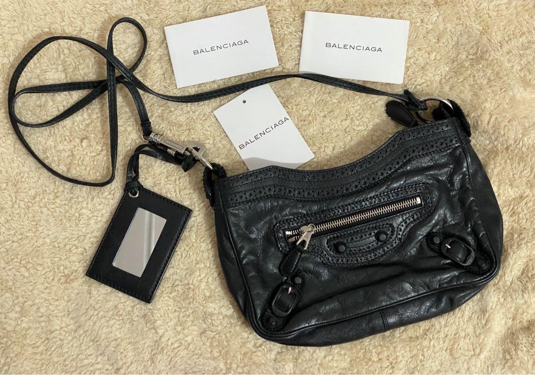 balenciaga perforated bag