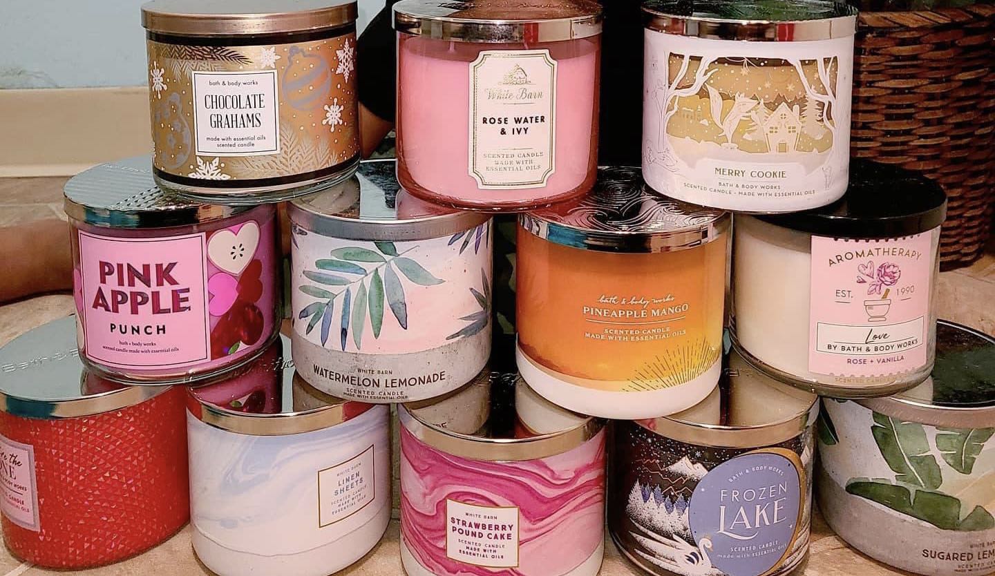 BATH&BODYWORKS Candles (3set) - キャンドル