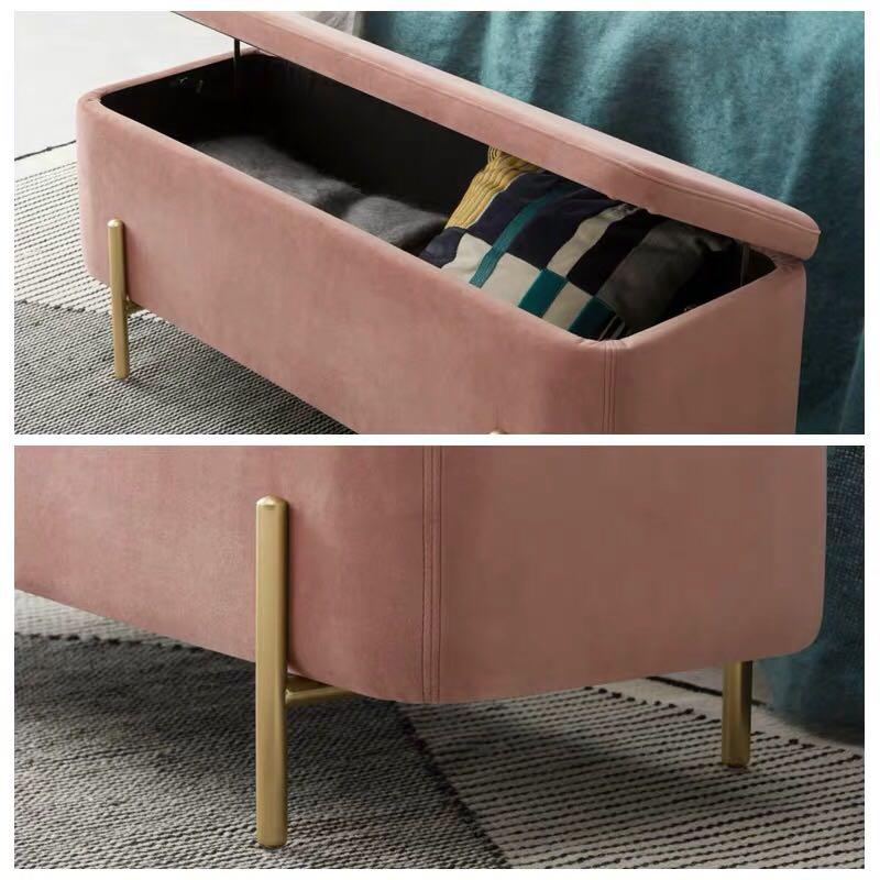 Bench Minimalist Storage bench Deep Storage, Furniture, Tables & Chairs