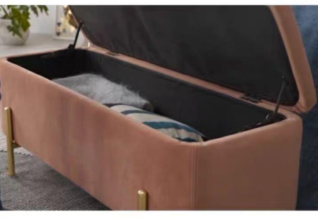 Bench Minimalist Storage bench Deep Storage, Furniture, Tables & Chairs