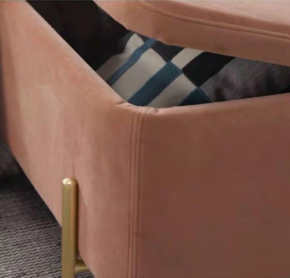 Bench Minimalist Storage bench Deep Storage, Furniture, Tables & Chairs