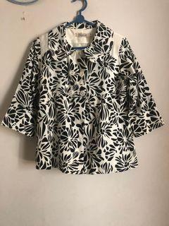 Black & White Blouse