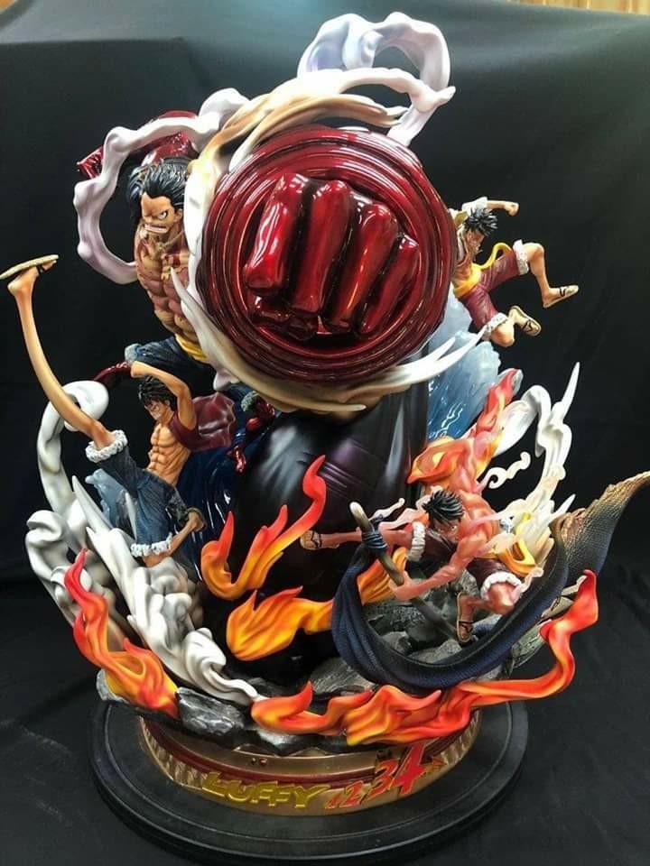 Bp Studio Luffy Gears 1,2,3,4(One Piece Statue), Hobbies & Toys, Toys &  Games On Carousell