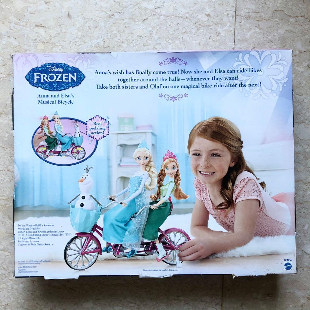 Brand New Anna Elsa s Musical Bicycle Hobbies Toys Toys Games on Carousell