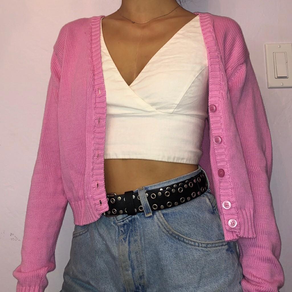 Bubblegum pink billie sweater clearance
