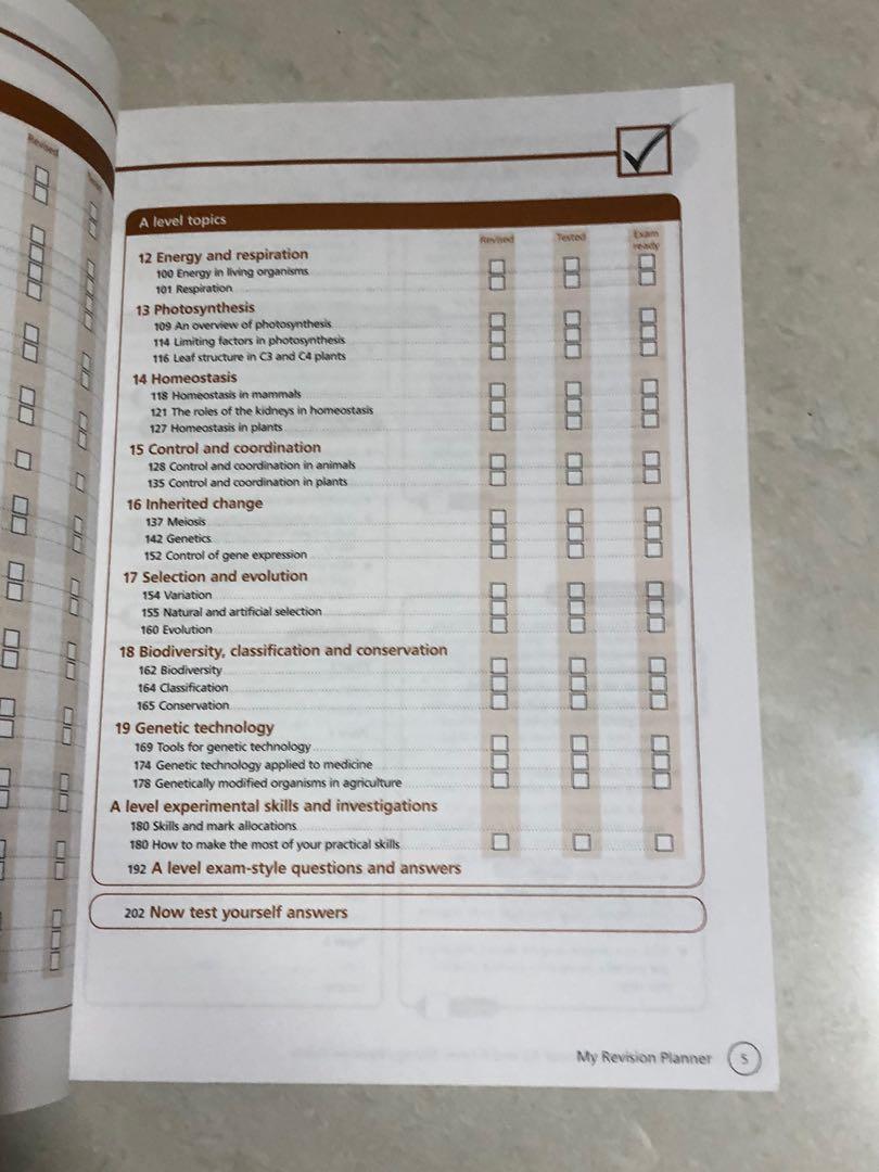 Cambridge International AS & A Level Biology Revision Guide (Second ...