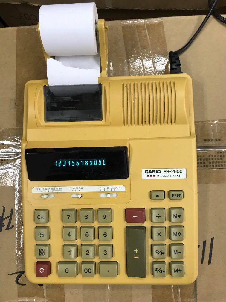 Casio FR-2600 (2-colour print), 興趣及遊戲, 手作＆自家設計, 文具