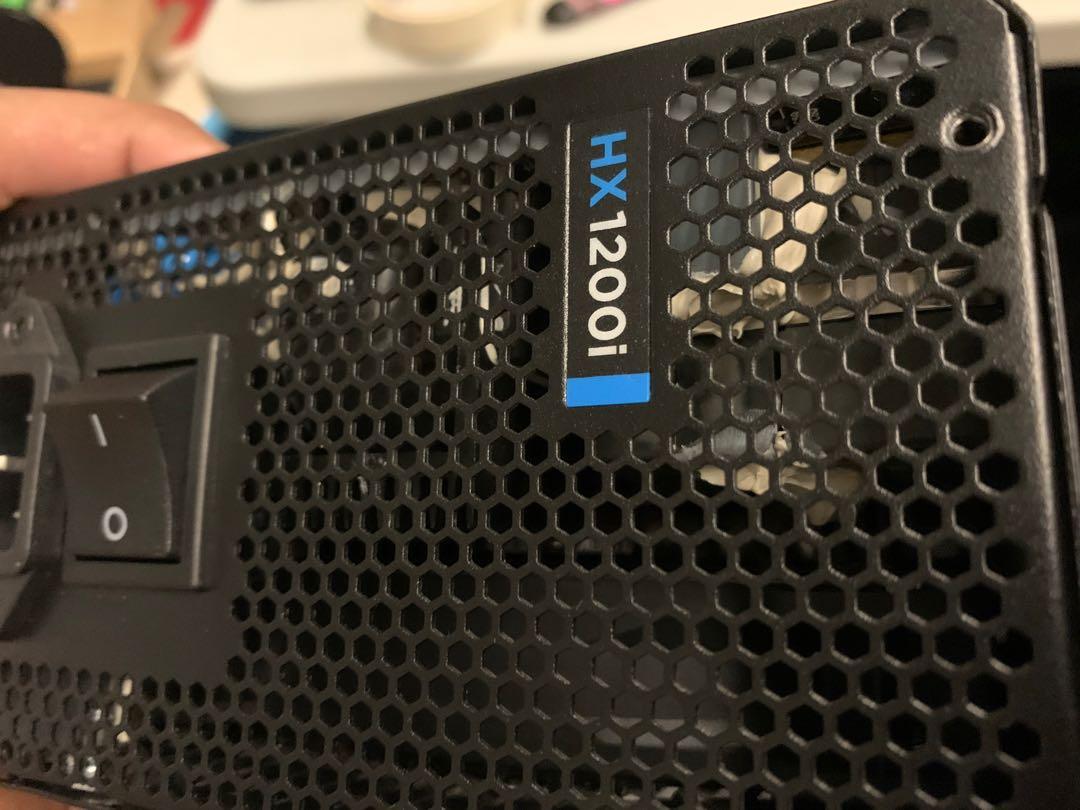 Corsair HXi Series™ HX1200i HighPerformance ATX Power Supply — 1200 Watt 80 Plus®, Computers