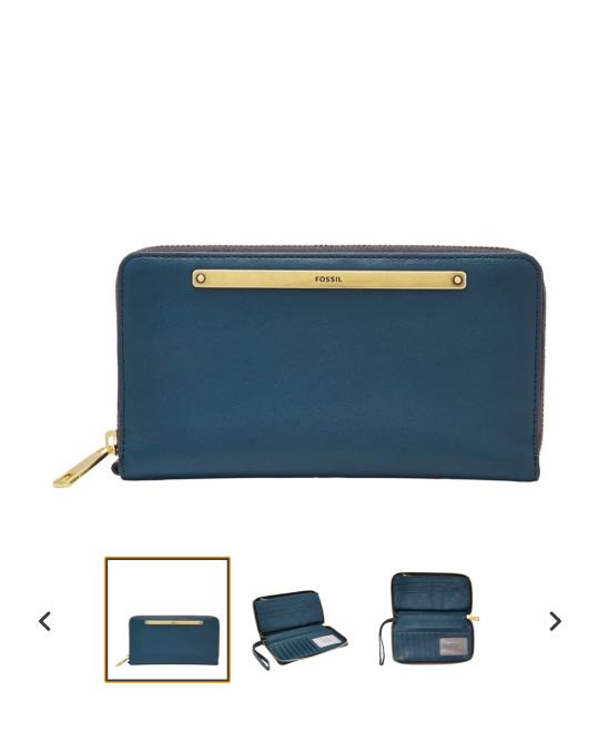 Liza zip cheap around clutch