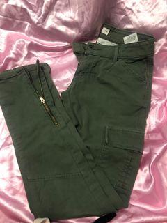 Green Levi jeans